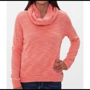 Bench Double Cowl Neck Slub Knit Sweater